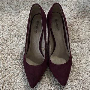 Old Navy Women's Burgundy Heels